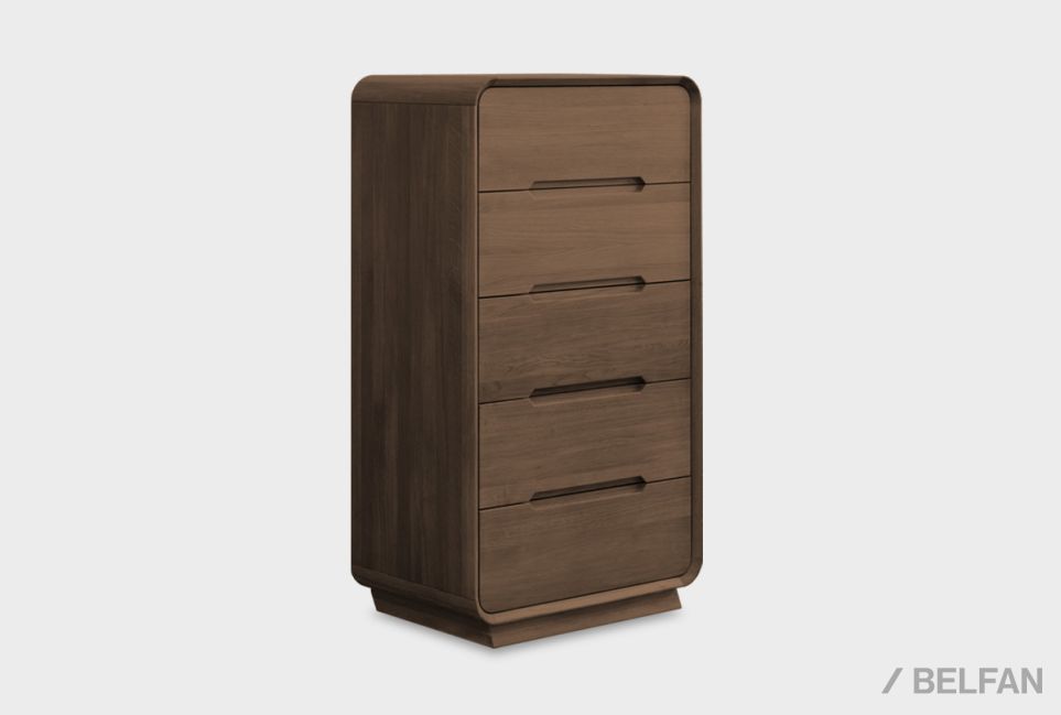 Комод "Монблан" 5 (высокий) массив дуба 1