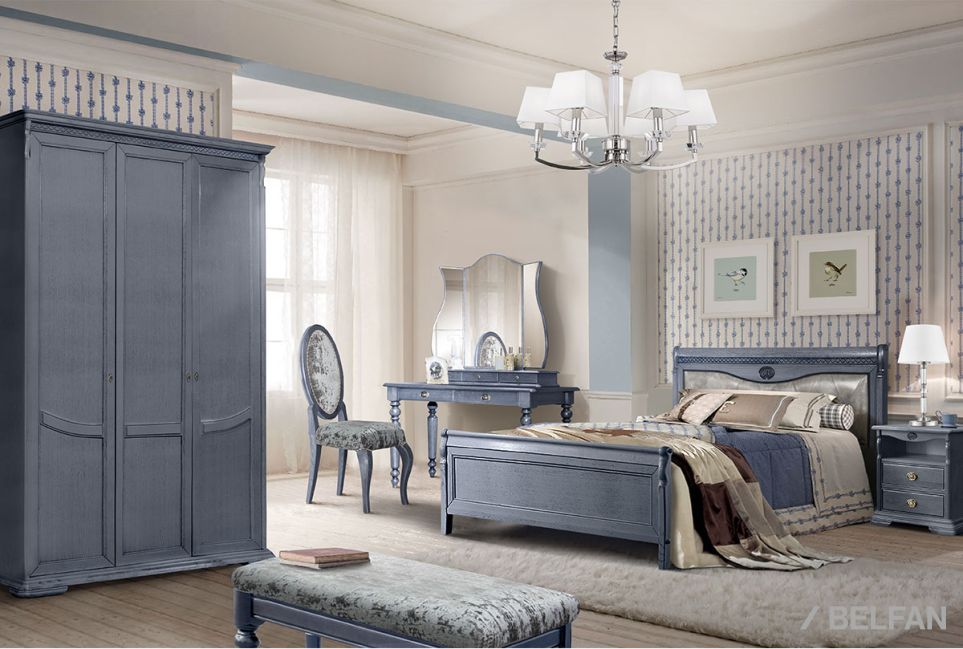 Кровать "Лика" (высокое изножье) массив и шпон дуба 7