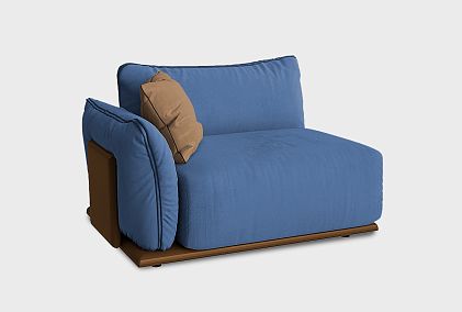 "Ферре" секция одноместная с подлокотником