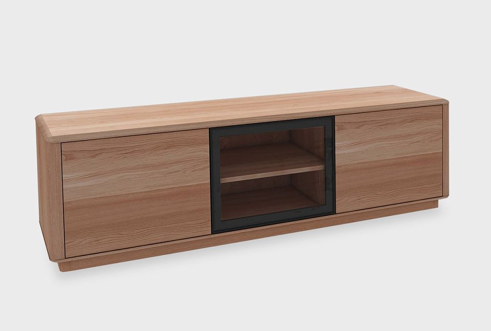 Тумба под ТВ «Тор» (стекло); бейц-масло