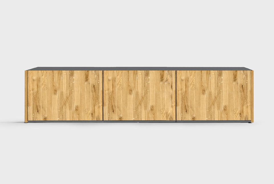 Дополнительная секция для шкафа 3-х дв. "Уоллстрит"; к-бейц-масло, ф-нюд, вн-нюд