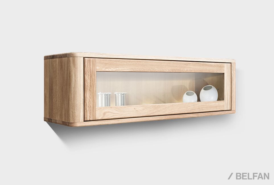 Шкаф навесной "Норд" массив дуба 1