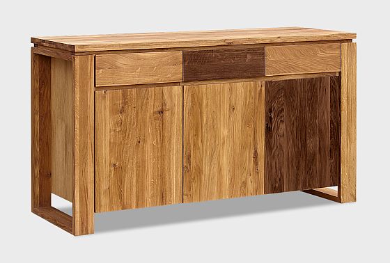 Тумба "Берген" В-33 массив и шпон дуба 5