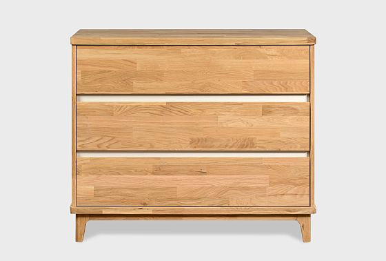 Комод "Уоллстрит" 3 массив дуба, МДФ 10