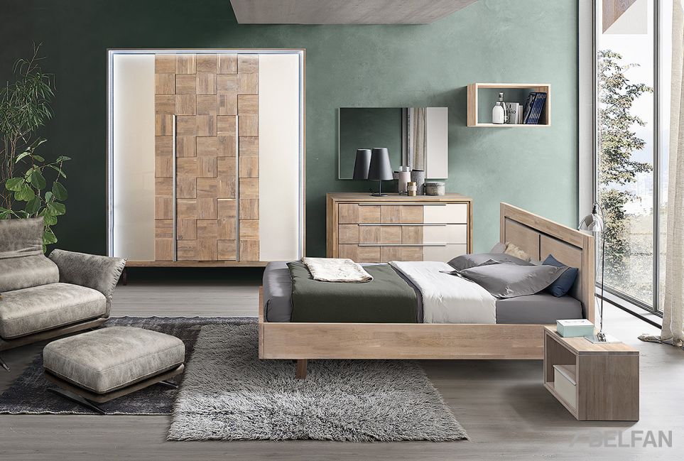 Тумба прикроватная "Manhattan" 2 (ящик справа) массив дуба 2