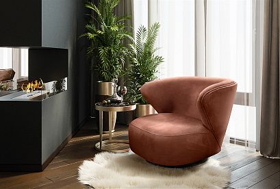 "Камила" кресло; нераскл.; 12; хром; Ricci 04(38972); МТХ/гр. 1