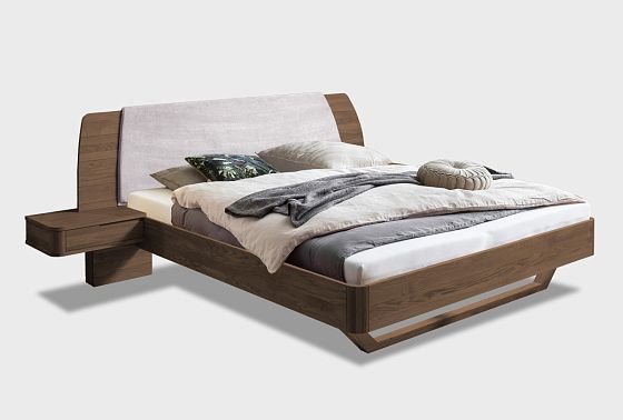 Кровать "Монблан" (с прикроватными тумбами) массив дуба 8