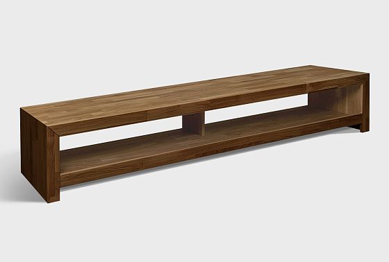 Тумба под ТВ "Арт" 200 (с нишами) массив дуба 3