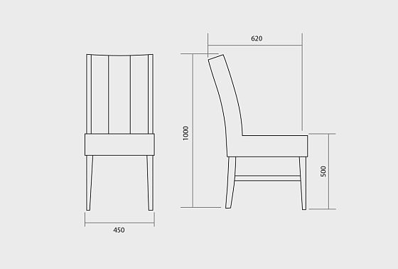 Стул "Берген" МК массив берёзы 3