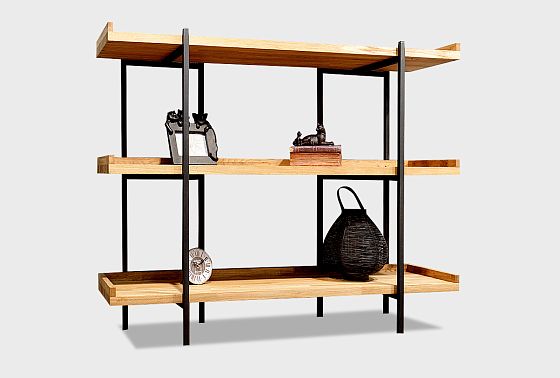 Стеллаж открытый "Cube Design" 3 массив дуба 3