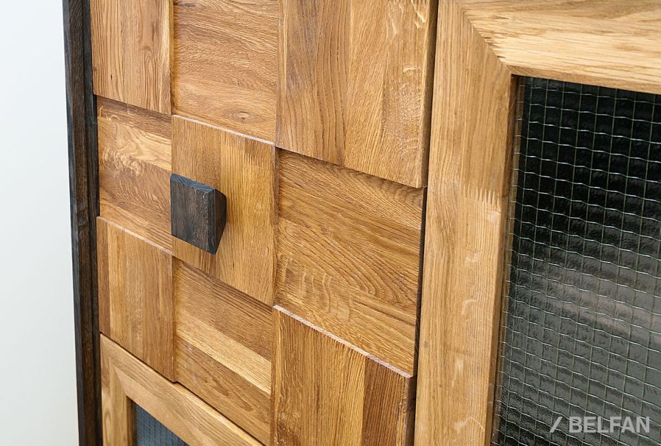 Шкаф "Cube Design" 6 массив и шпон дуба 2