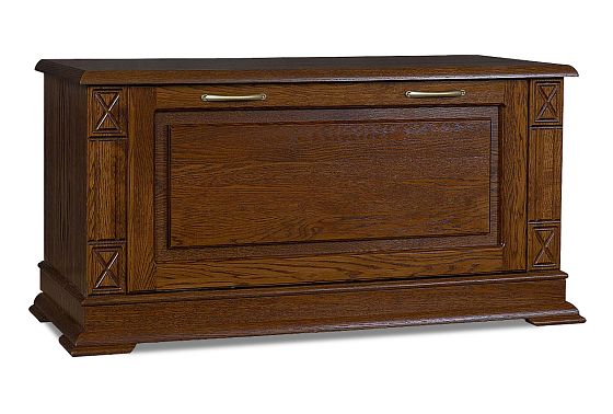 Тумба для обуви "Верди Люкс" 22 массив и шпон дуба 2