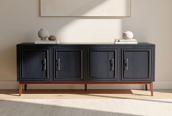 Тумба "Сакраменто" 4 массив и шпон дуба, МДФ 6