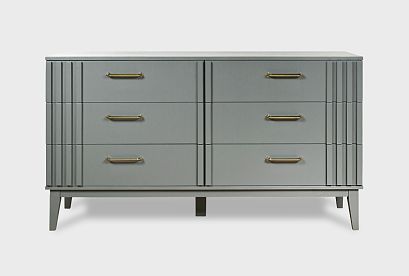 Комод "Чикаго" (6 ящиков); *ВМФ-1768; платина