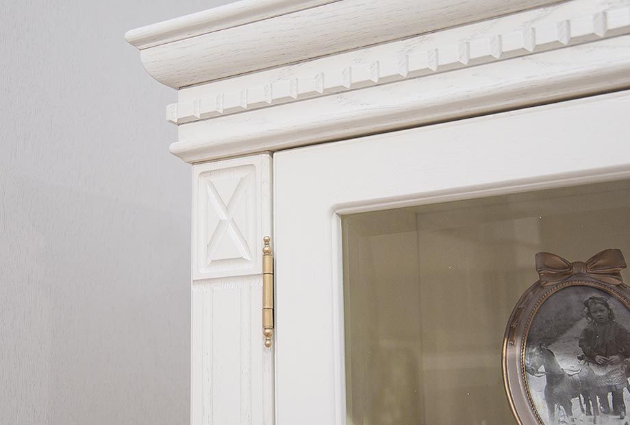 Шкаф комбинированный "Верди Люкс 2з" массив и шпон дуба 3