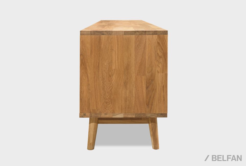 Тумба под ТВ "Ирвинг" массив дуба 13