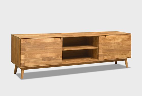 Тумба под ТВ "Ирвинг" массив дуба 15