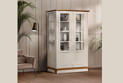 Шкаф с витриной 2-х дверный "Бриансон"