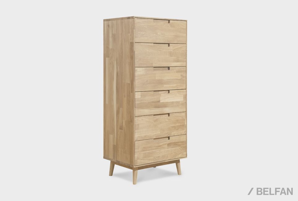 Комод "Ирвинг" 6 (высокий) массив дуба 1