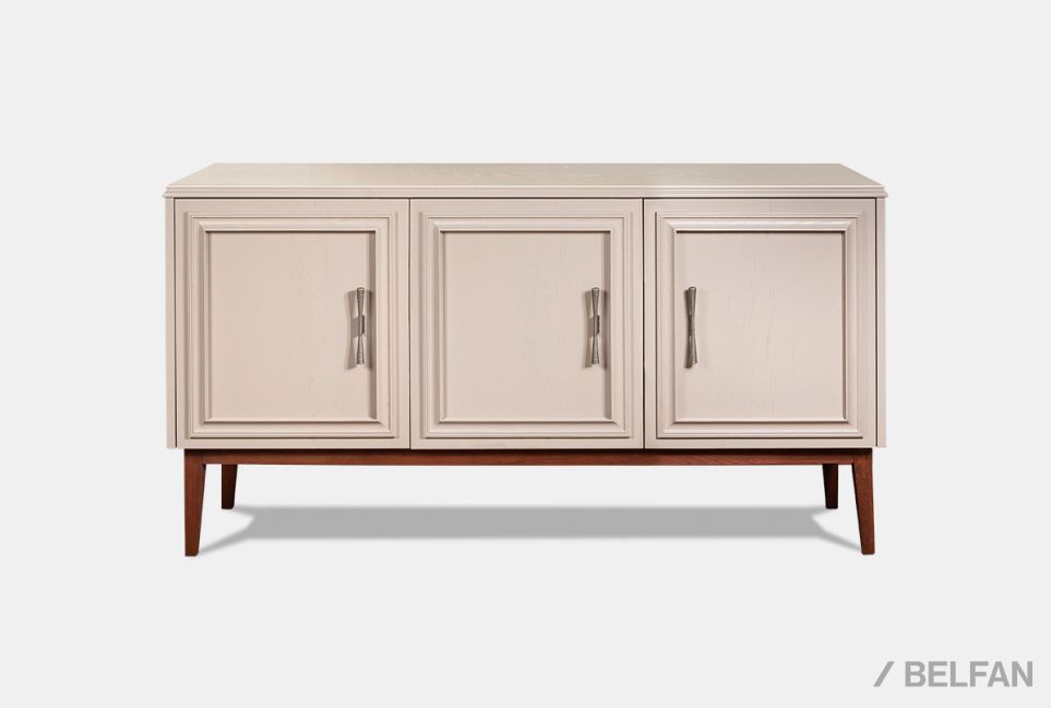 Тумба "Сакраменто" 3 массив и шпон дуба, МДФ 2