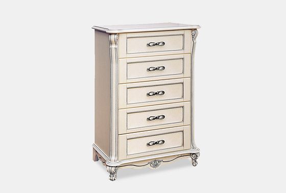 Комод высокий "Алези" 23 массив и шпон дуба 2