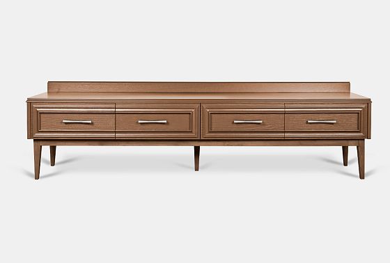 Тумба под ТВ "Сакраменто" 4 массив и шпон дуба, МДФ 4