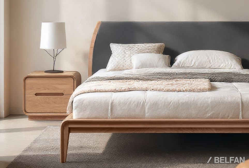 Кровать "Монблан" массив дуба 1