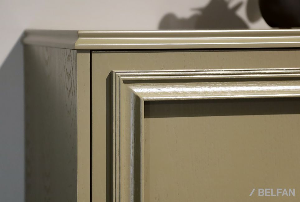 Тумба высокая "Сакраменто" массив и шпон дуба, МДФ 4