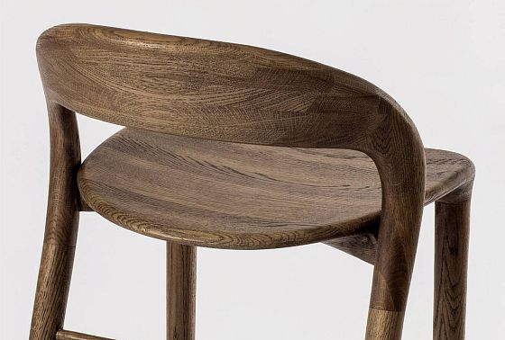 Стул "Лугано" полубарный массив дуба 9