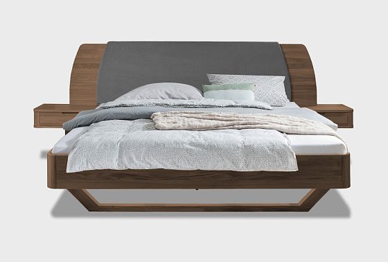 Кровать "Монблан" (с прикроватными тумбами) массив дуба 8