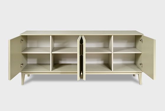 Тумба 4-х дв. "Чикаго" массив и шпон дуба 9