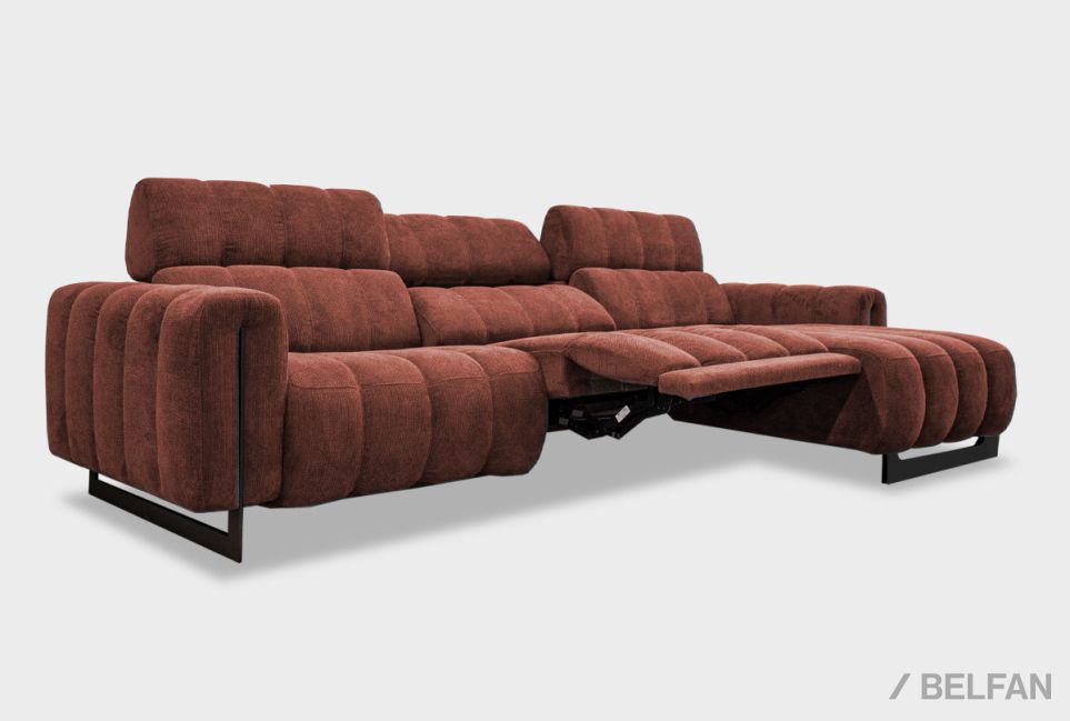 "Дженеси" диван с оттоманкой 1