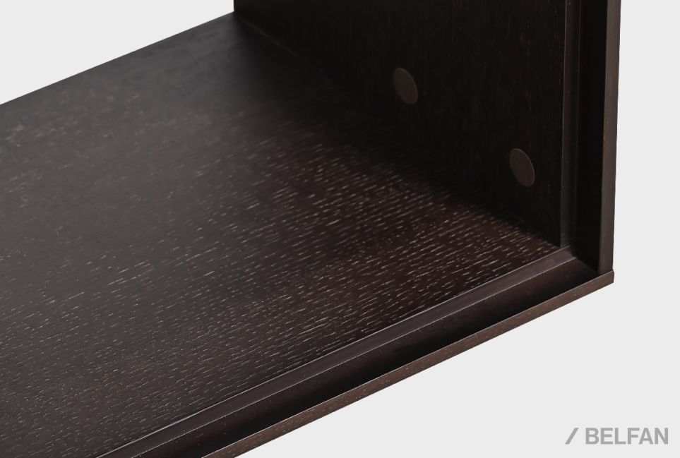 Полка настенная "Монреаль" 2 шпон дуба, МДФ 3