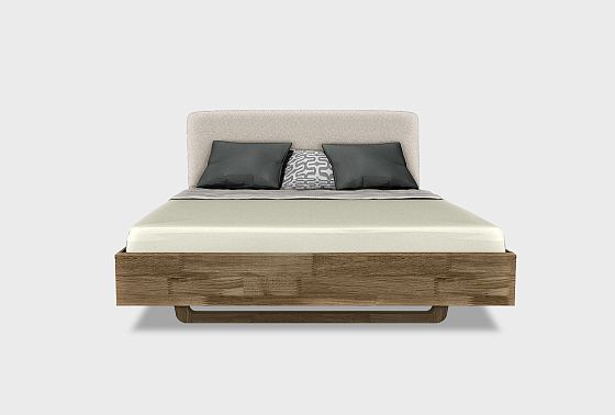 Кровать "Уоллстрит" (мягкое изголовье) массив дуба 3
