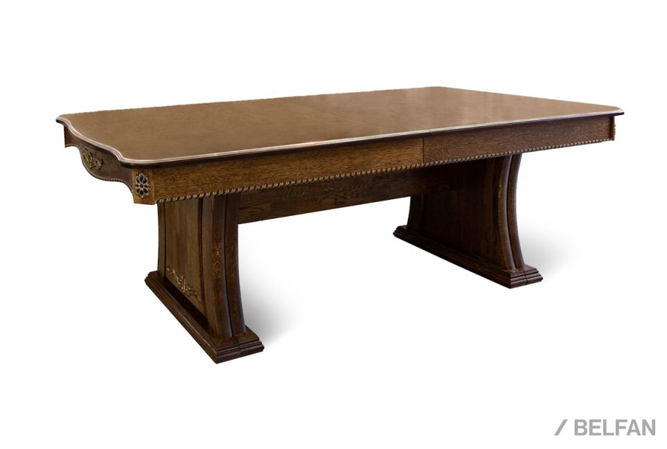 Стол обеденный "Гранд 3" массив и шпон дуба 1