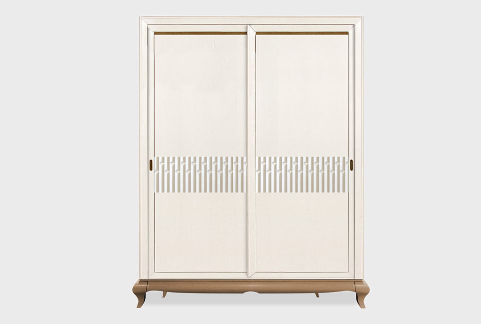 Шкаф-купе для одежды 2-х дв. "Армония" без зеркала; айвори+ классик