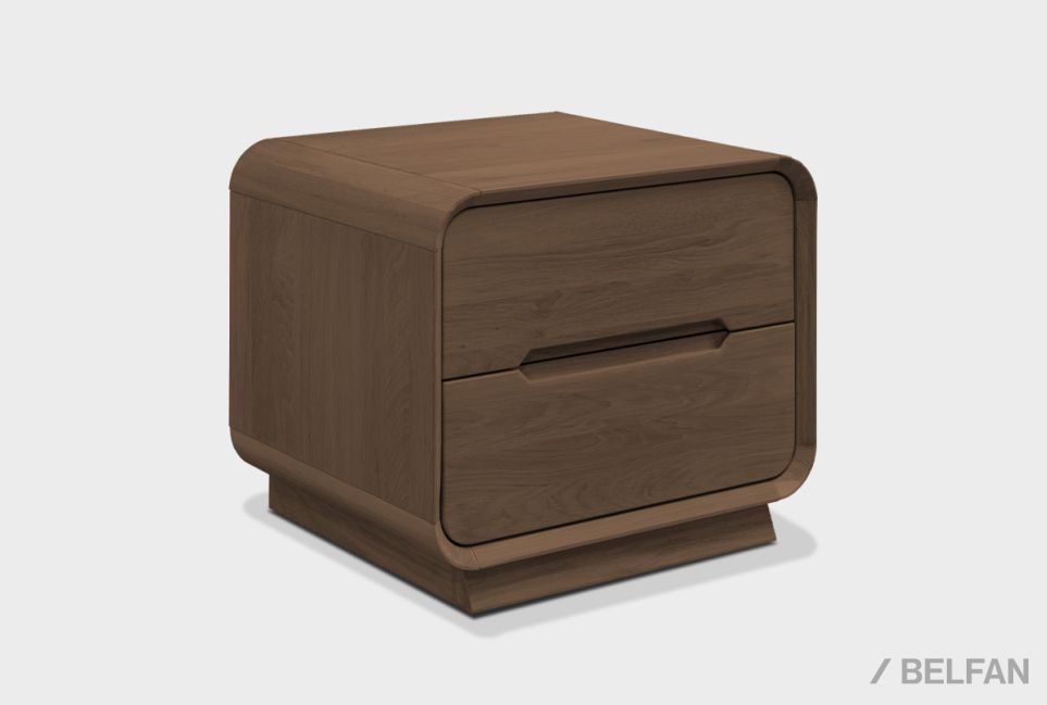Тумба прикроватная "Монблан" массив дуба 1
