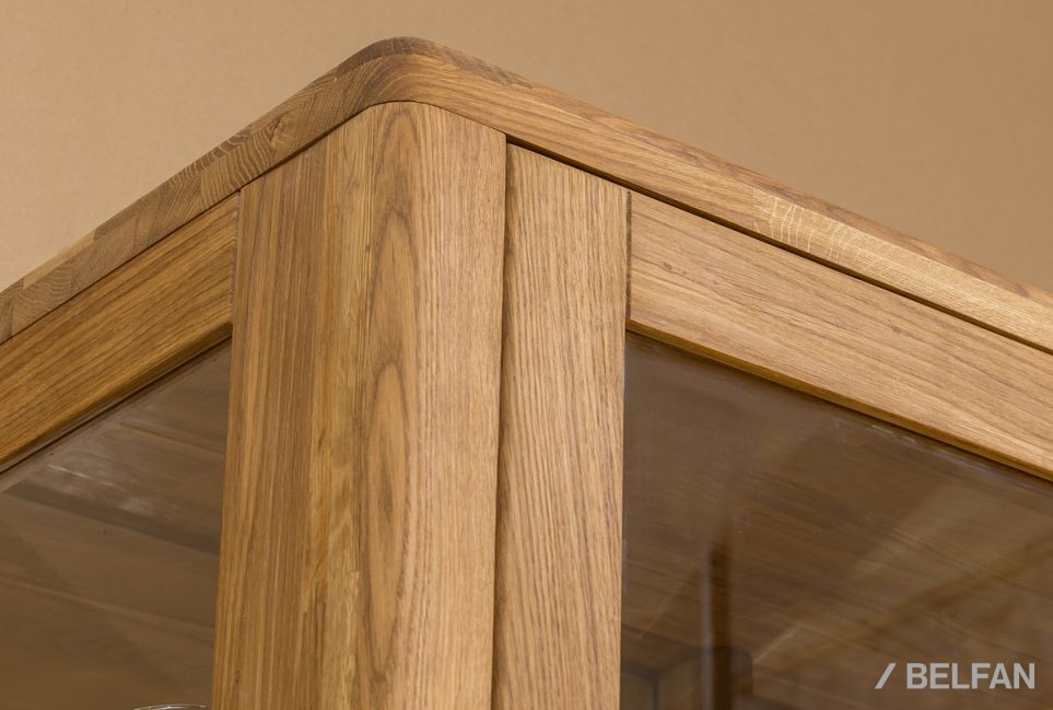 Шкаф комбинированный 2-х секционный "Норд" массив дуба 6