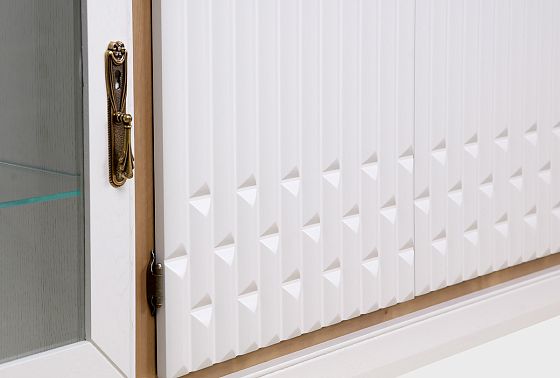 Шкаф навесной 4-х секционный "Армония" массив и шпон дуба 6