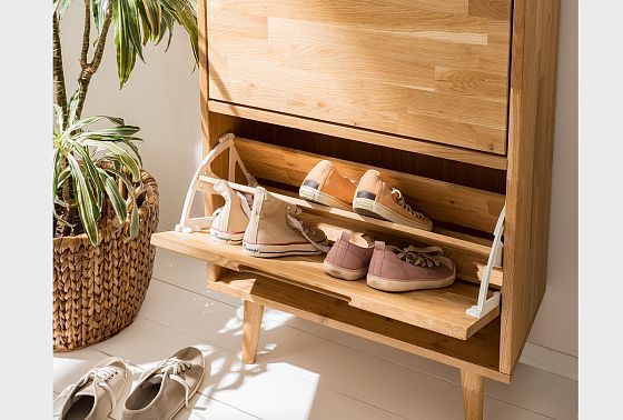 Тумба для обуви "Ирвинг" массив дуба 8