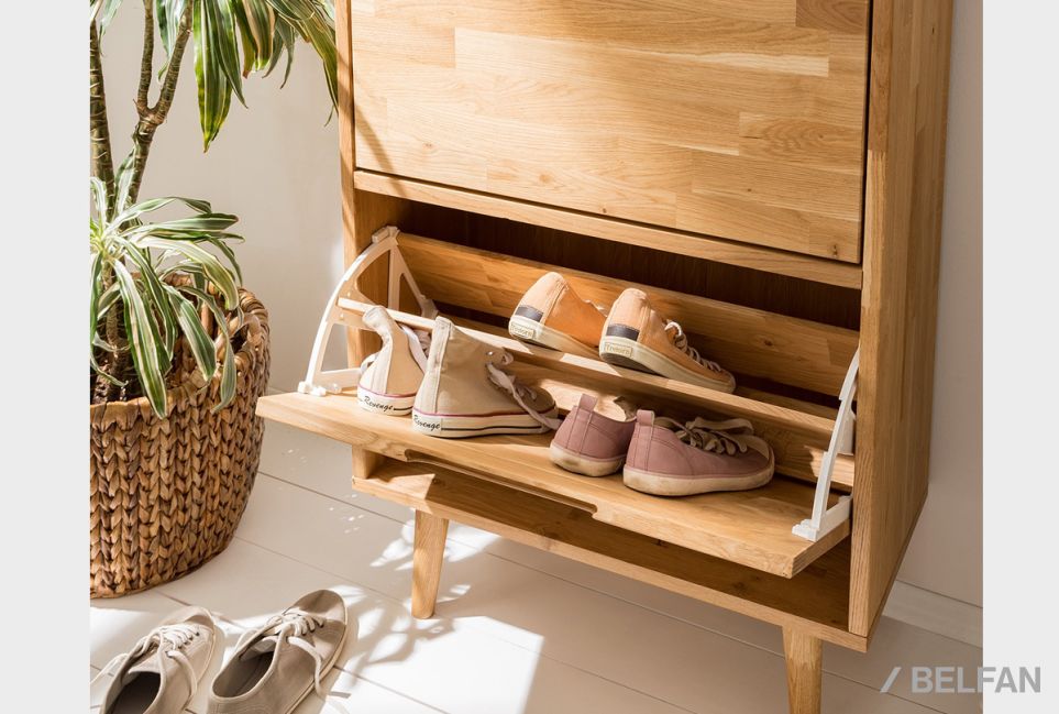 Тумба для обуви "Ирвинг" массив дуба 3