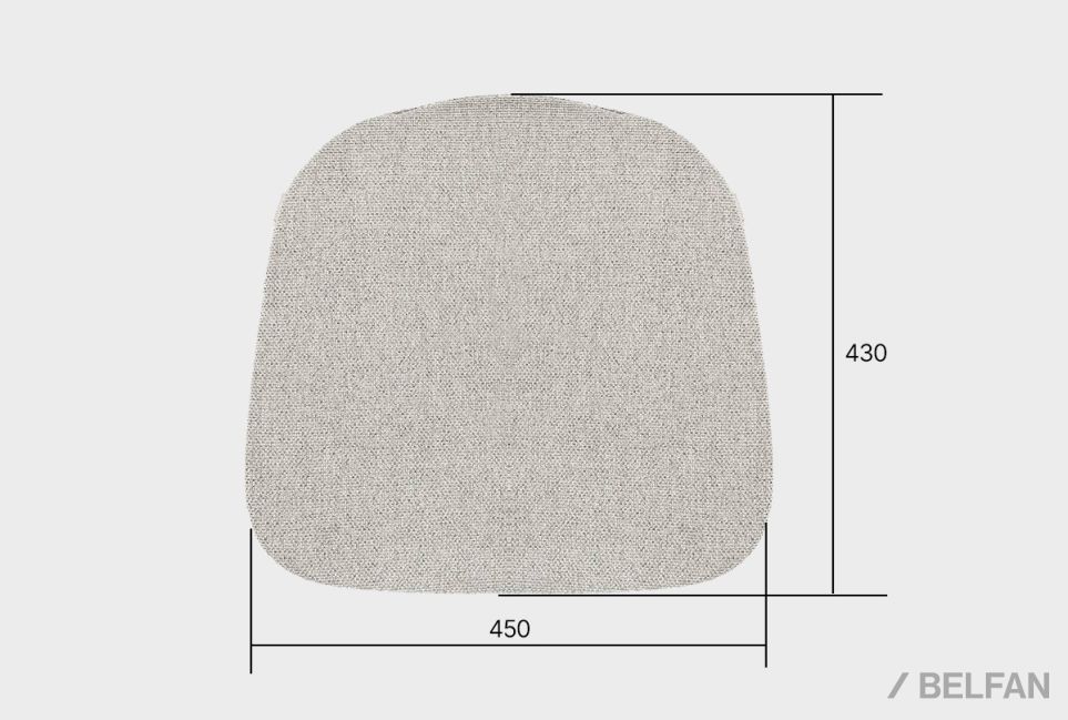 Подушка к стулу "Лугано" без подлокотников 5