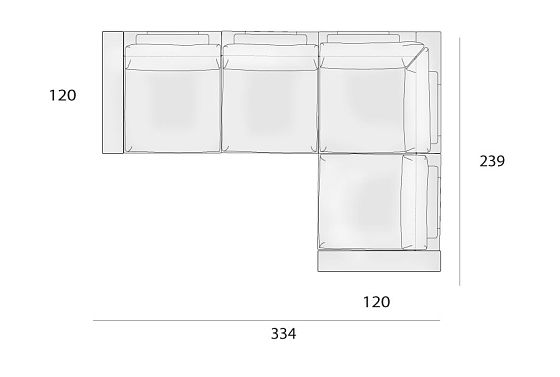 "Лофт" диван угловой  5