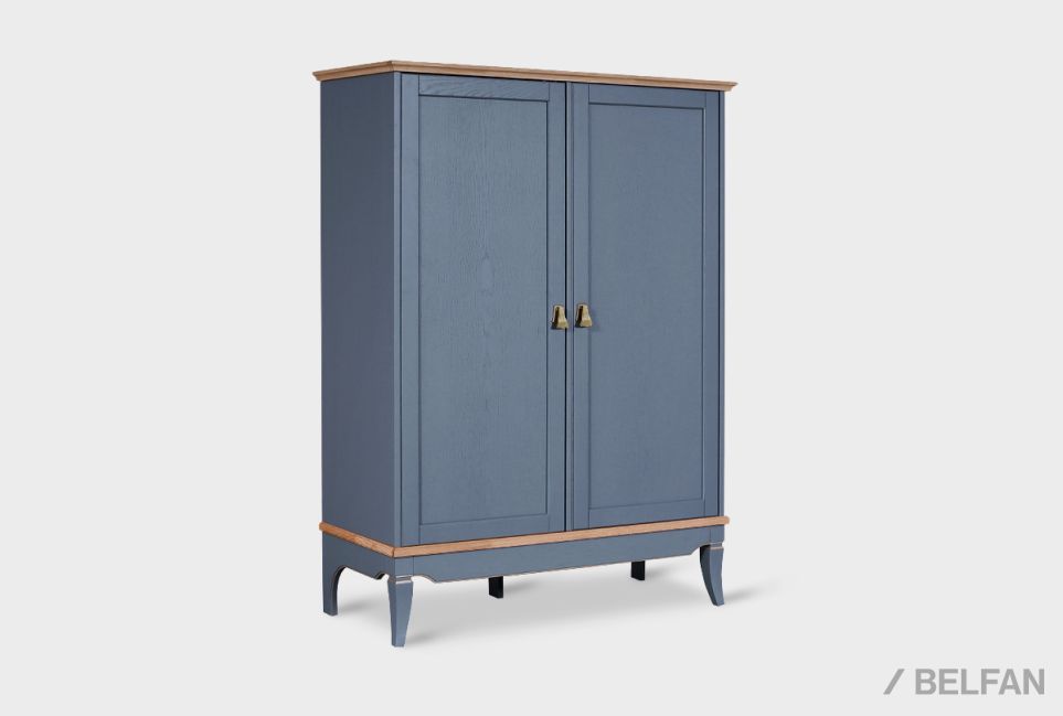 Тумба высокая "Стюарт" массив и шпон дуба 3