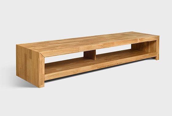 Тумба под ТВ "Арт" 140 (с нишами) массив дуба 5