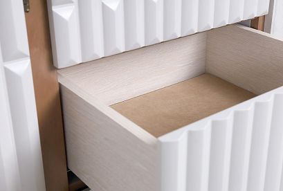 Тумба "Армония" 4 (с ящиками); *ММ-435-26; айвори + классик