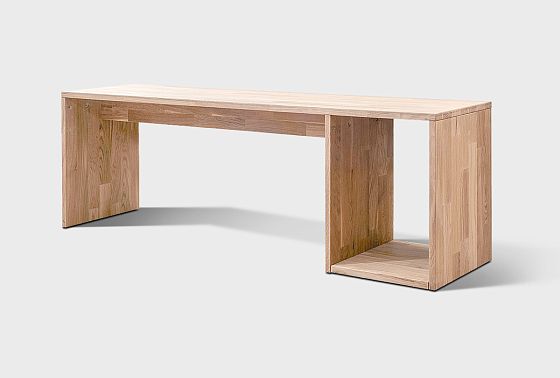 Скамья-приставка к кровати "Берген" массив дуба 4