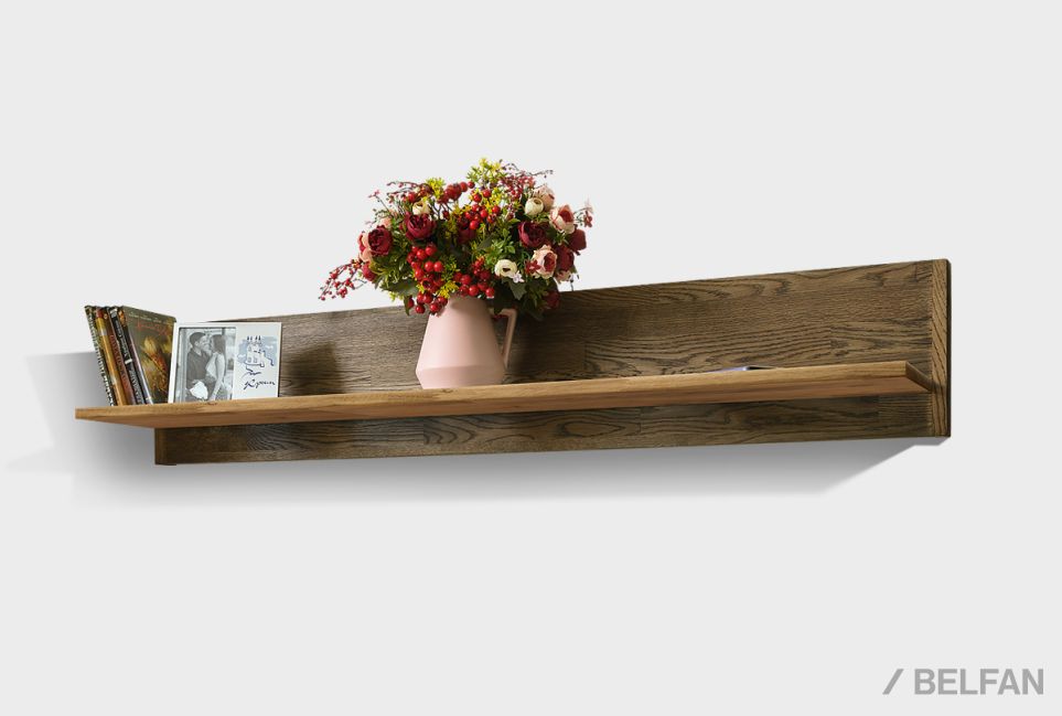 Полка навесная "Ирвинг Дизайн" массив дуба 1