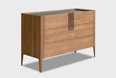Комод "Бергамо" 3; американский орех