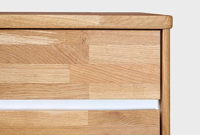 Комод "Уоллстрит" 6; *А-012.108; к-бейц-масло, ф-бейц-масло, вст-белый